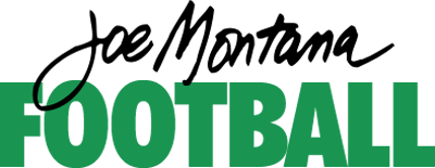 Joe Montana Football logo for Sega Master System